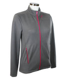 gilet femme manches longues WILET gris galet