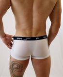 boxer homme coutures plates ZIGGY 3D ajouré blanc