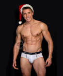 MEN'S TECHNICAL BOXER FLAT STITCHING ZIGGY WHITE 3D