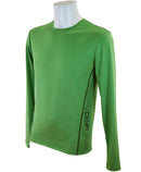 T-shirt homme manches longues col rond ZAMIR vert vif