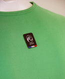 T-shirt homme manches longues col rond ZAMIR vert vif