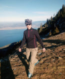 t-shirt femme manches longues WINTER éclipse fuchsia