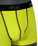 boxer homme coutures plates ZIGGY Jaune FLUO