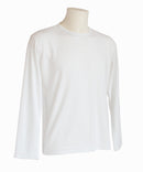 T-shirt homme manches longues col rond ZAWI blanc