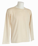 T-shirt homme manches longues col rond ZAWI vanille