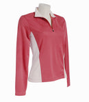 t-shirt femme manches longues WIGY vieux rose