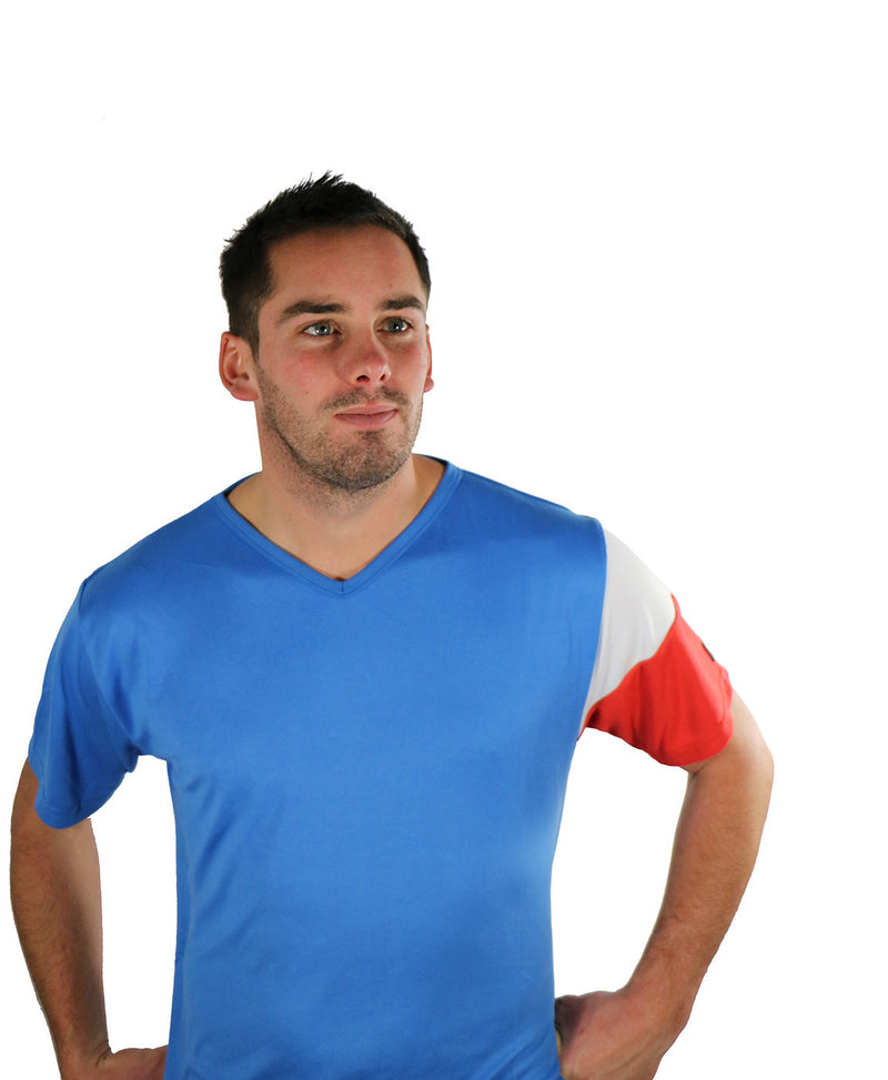 Men's t-shirt short sleeves ZAKA tricolor