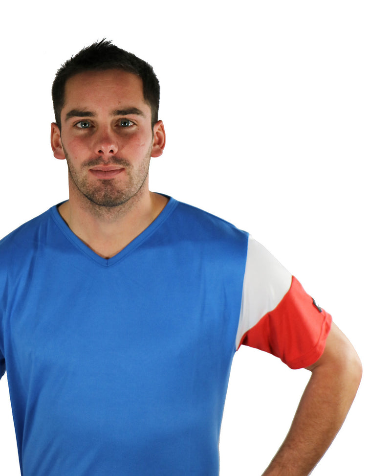 Men's t-shirt short sleeves ZAKA tricolor