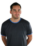 MEN'S TECHNICAL T-SHIRT SHORT SLEEVES ZIPO SLATE GREY