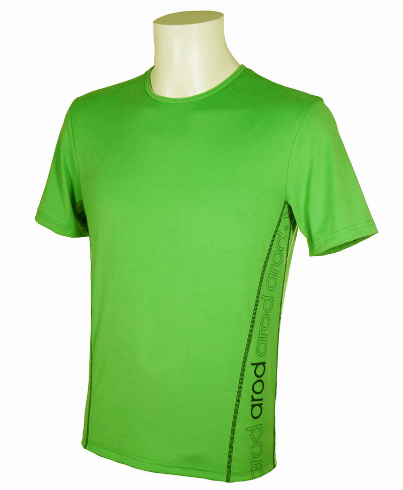 T-shirt homme manches courtes col rond ZUN vert vif