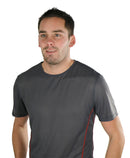 MEN'S BREATHABLE T-SHIRT SHORT SLEEVES ZUN GRAPHITE 3D