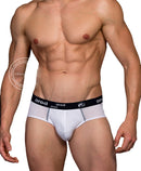 MEN'S TECHNICAL BOXER FLAT STITCHING ZIGGY WHITE 3D