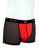 MEN'S BREATHABLE BOXER ZIGGY GRAPHITE 3D - FLUO RED