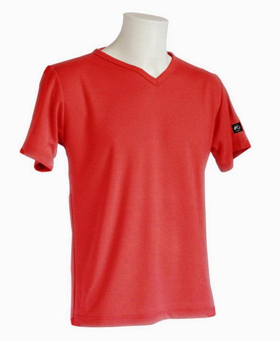 t-shirt homme manches courtes ZAKA rouge cinabre