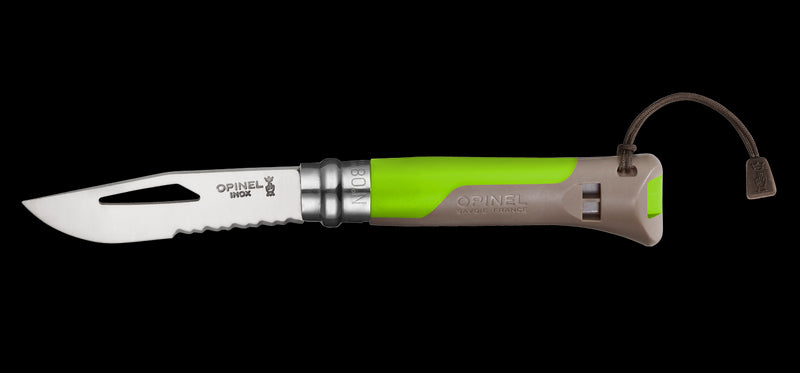 couteau opinel N°8 outdoor ADOOR terre vert