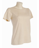 tee-shirt femme manches courtes WAKA vanille