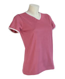 t-shirt femme manches courtes WOODY vieux rose