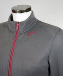 gilet femme manches longues WILET gris galet