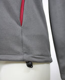 gilet femme manches longues WILET gris galet