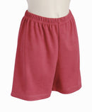 short femme uni WOLLE vieux rose