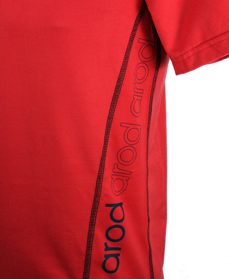 t-shirt homme manches courtes col rond ZUN rouge