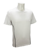 t-shirt homme manches courtes col rond ZUN blanc