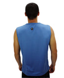 débardeur homme ZYKE bleu roi et gris