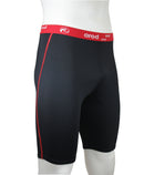 Cuissard homme coutures plates ZISTE noir / rouge