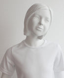 t-shirt enfant manches courtes KAZI blanc