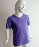 t-shirt enfant manches courtes KOODY violette