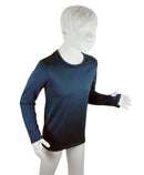 t-shirt enfant manches longues KAMI ardoise