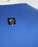 t-shirt homme manches longues col rond ZAMI bleu roi