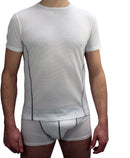MEN'S TECHNICAL T-SHIRT SHORT SLEEVES ZUN WHITE 3D