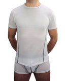 MEN'S TECHNICAL T-SHIRT SHORT SLEEVES ZUN WHITE 3D