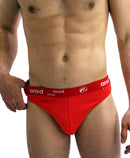 MEN'S TECHNICAL BRIEFS ZIMBO RED