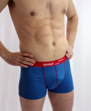 boxer homme coutures plates ZIGGY bleu roi