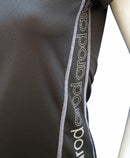 T-shirt femme manches courtes col V WIIT ébène