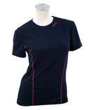 NOUVEAU T-shirt femme manches courtes WOOCY Marine