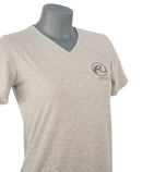 NOUVEAU t-shirt femme WOODY gris Milleraies en 100% Coton Bio