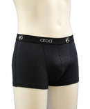 NOUVEAU - boxer homme coutures plates ZIGGY Marine Noir COTON BIO EA