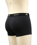 NOUVEAU - boxer homme coutures plates ZIGGY Marine Noir COTON BIO EA